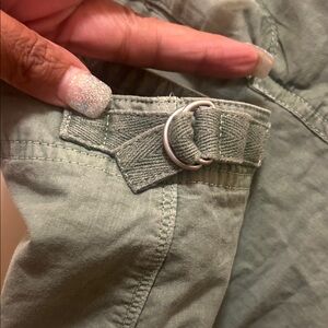 Woman Green Cargo skirt/Shorts